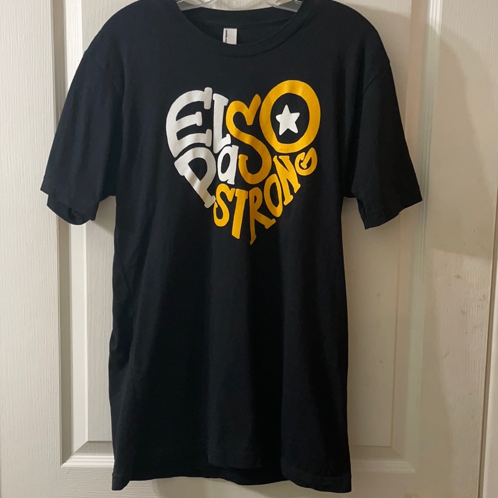 El Paso Strong Black/Yellow/White Medium T-Shirt